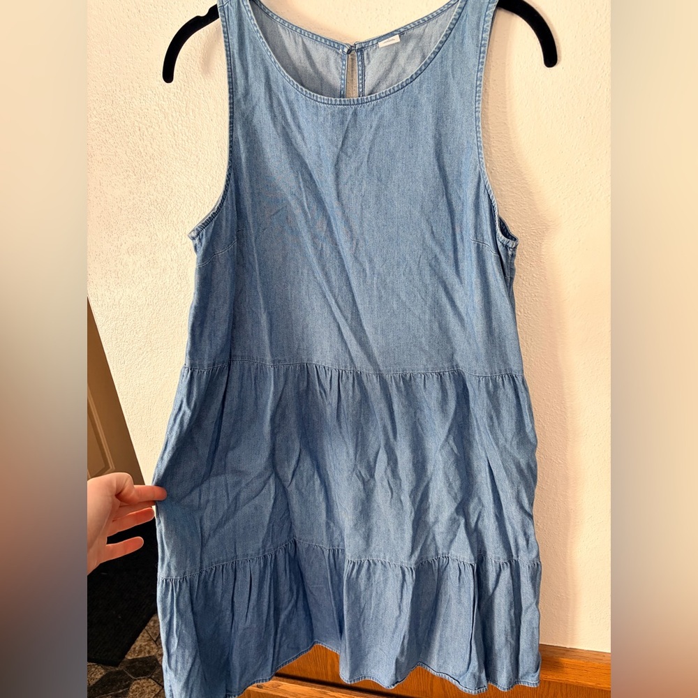 Old Navy Light Blue Denim Dress